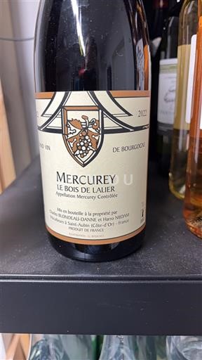 Burgundy Mercurey Charles BLONDEAU-DANNE et Harro NIJDAM Le Bois de Lalier 2022