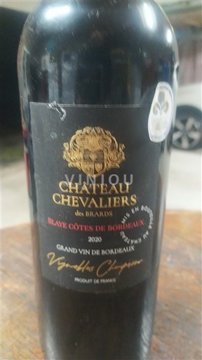 Bordeaux Blaye-Côtes-de-Bordeaux Château Chevaliers des Brandes 2020