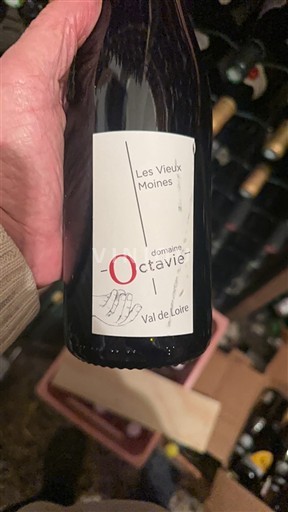Wijnen Rouge sec Les Vieux Moines Domaine Octavie 2022 Frankrijk Loirevallei Touraine AOC