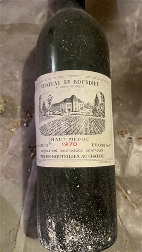 Bordeaux Haut-Médoc Cru Bourgeois Château Le Bourdieu 1970
