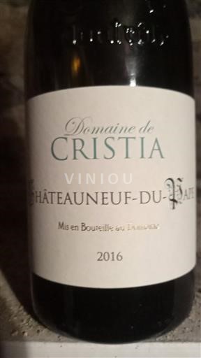Rhônevallei Châteauneuf-du-Pape Domaine Cristia 2016