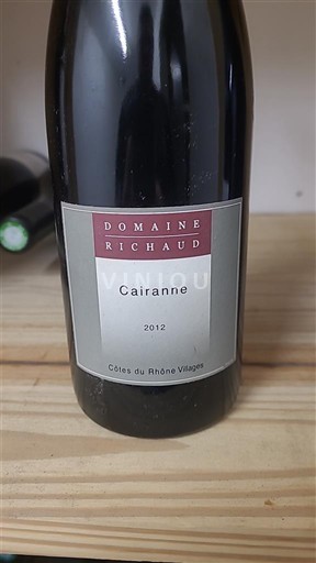 Údolí Rhôny Cairanne Domaine Richaud 2012
