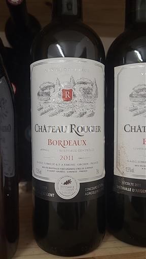 Bordeaux Château Rougier 2011