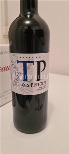 Bordeaux Côtes-de-bourg Trois Pistoles Icke årgångsbetecknad