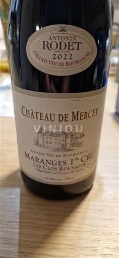 Borgogna Non specificato Premier Cru Château Mercey Les Clos Roussots 2022