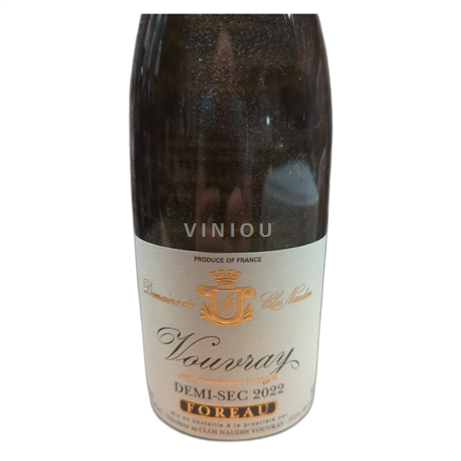 Vallée de la Loire Vouvray Clos Naudin Foreau - Demi sec 2022