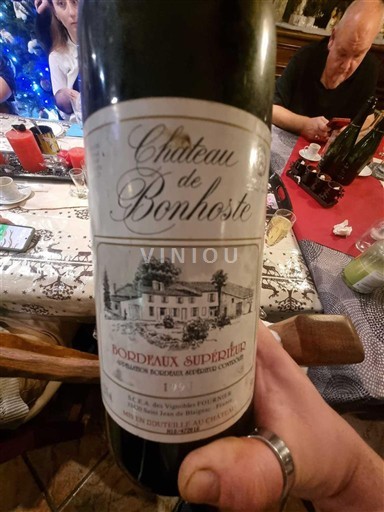 Bordéus Bordeaux Superior Château Bonhoste Não Sazonado