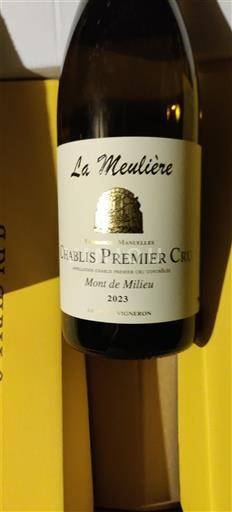 Bourgogne Chablis Premier Cru La Meulière Mont de Milieu 2023