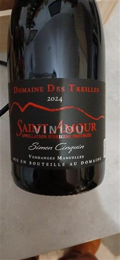 Beaujolais Saint-Amour Domaine S Treilles Simon Cinquin 2024