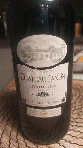 Burdeos Bordeaux Château Janon 2016