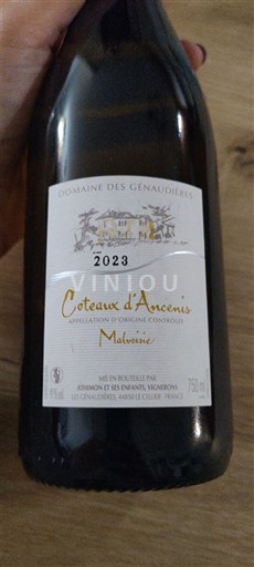 Loiredalen Coteaux-d'ancenis Domaine S Génaudières 2023