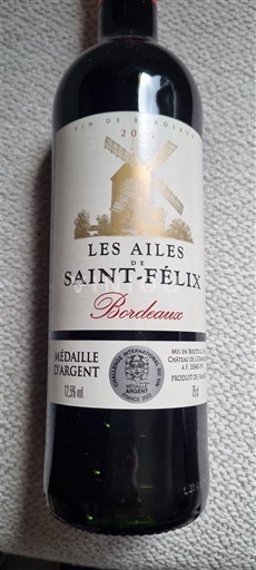 Bordeaux Les Ailes de Saint-Félix 2021