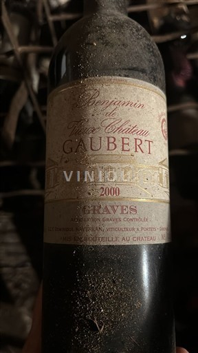 Bordéus Graves Château Gaubert Benjamin du Vieux Château 2000