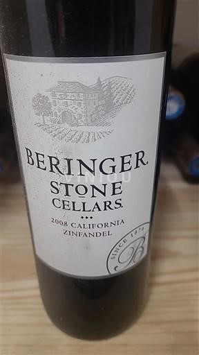Vùng trồng nho được cấp phép California Không được chỉ định Beringer Stone Cellars 2008