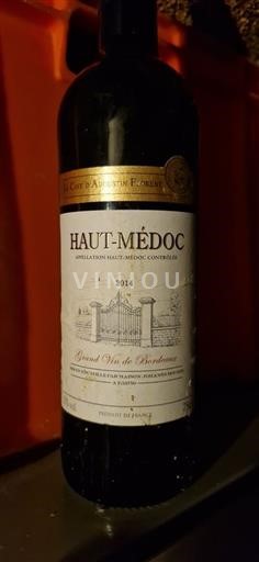 Bordeaux Haut-Médoc La Cave d'Augustin Florent 2014
