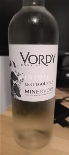Languedoque Minervois Domaine Vordy Les Pégounels 2024
