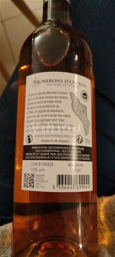 Aquitaine and Charentes Charentais Vignerons d'Oléron 2024