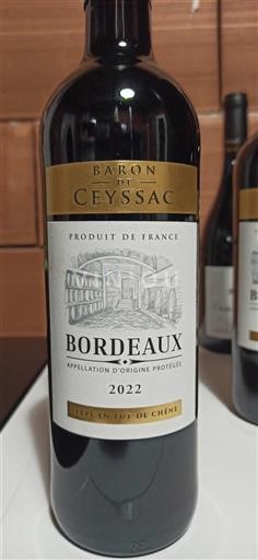 Bordeaux Baron de Ceyssac 2022