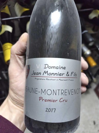 Viner Blanc sec Domaine Jean Monnier & Fils 2017 Frankrike Bourgogne Beaune AOC Premier Cru