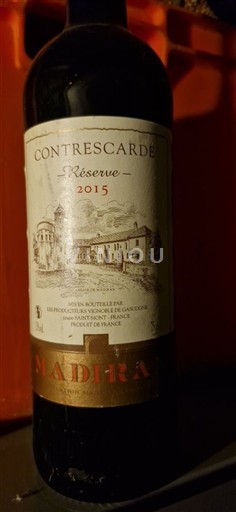 Sydväst Madiran Contrescarde Réserve 2015