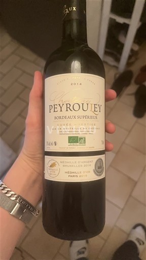 Bordeaux Bordeaux Supérieur Château Peyrouley Prestige 2014