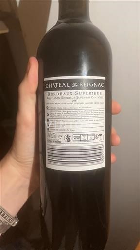 Bordéus Bordeaux Superior Château Reignac Não Sazonado