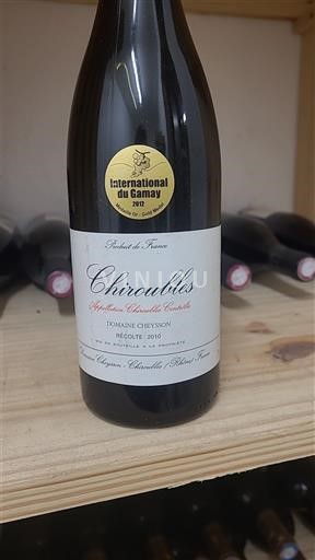 Beaujolais Chiroubles Domaine Cheysson 2010