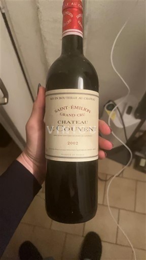 Bordeaux Saint-Émilion Grand Cru Grand Cru Château Le Couvent 2002