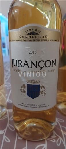 Viner Blanc moelleux Club des Sommeliers 2016 Frankrike Sydväst Jurançon AOC