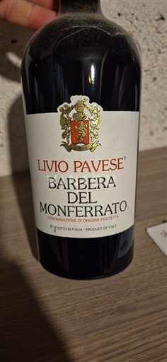 Piemonte Barbera del Monferrato Livio Pavese 2020
