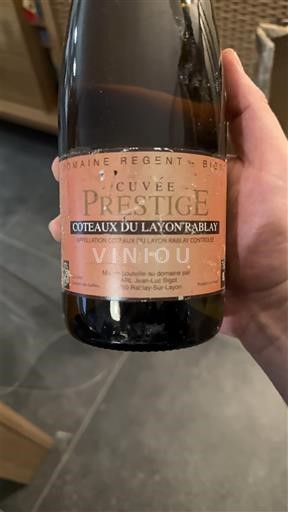 Dolina Loare Coteaux-du-Layon Domaine Régent-Bigot Prestige 2018