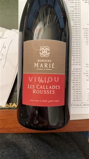 Linguadoca e Rossiglione Côtes catalanes Domaine Marié Les Callades Rousses 2016