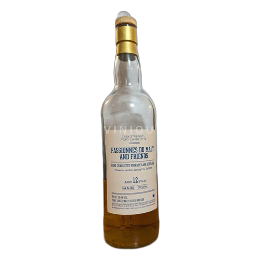 Uísque Single Malt Whisky Passionnés Du Malt And Friends  Bruichladdich Distillery 12a - 2003 Escócia Islay