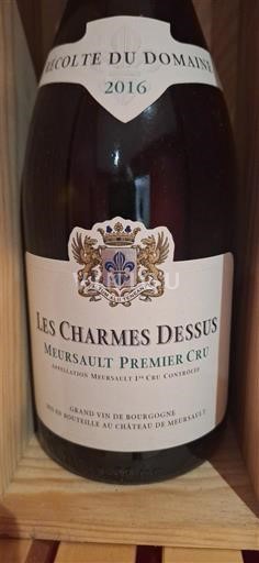 Bourgogne Meursault Premier Cru Château Meursault Les Charmes Dessus 2016
