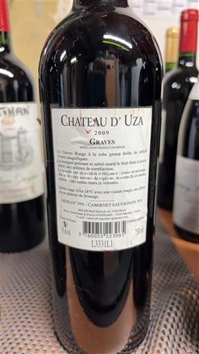 Bordeaux Graves Château Uza 2009