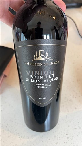 Wines Rouge sec Castiglion del Bosco 2019 Italy Tuscan Wines Brunello di Montalcino DOC
