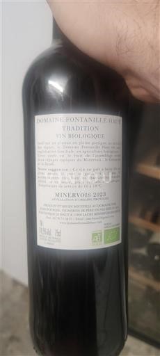 Languedoque Minervois Domaine Fontanille Haut Tradition 2023