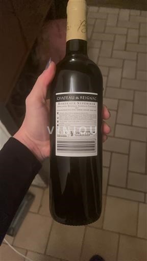 Bordéus Bordeaux Superior Château Reignac 2017