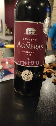 Bordeaux Château S Agnéras 2019