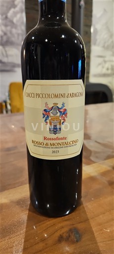 Tuscany Rosso di Montalcino Ciacci Piccolomini d'Aragona Rossofonte 2023