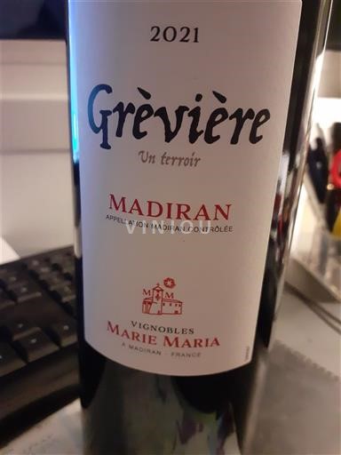 South West Madiran Vignobles Marie Maria Grèvière Un terroir 2021