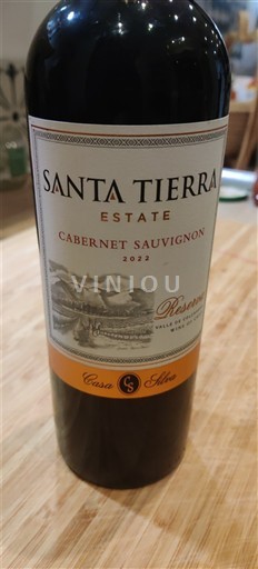 Vale do Maipo Maipo Central Santa Tierra Estate Reserva 2022