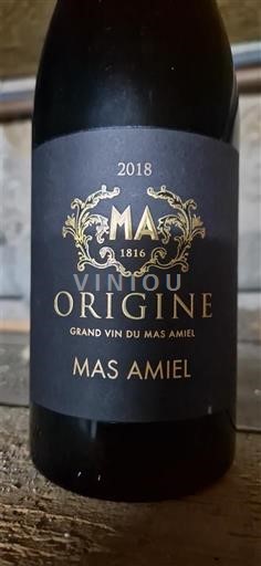 Roussillon Côtes du Roussillon Villages Mas Amiel Origine 2018