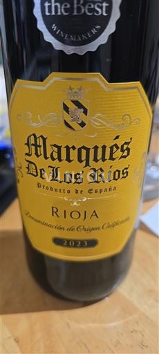 La Rioja Rioja Marqués De Los Ríos 2023