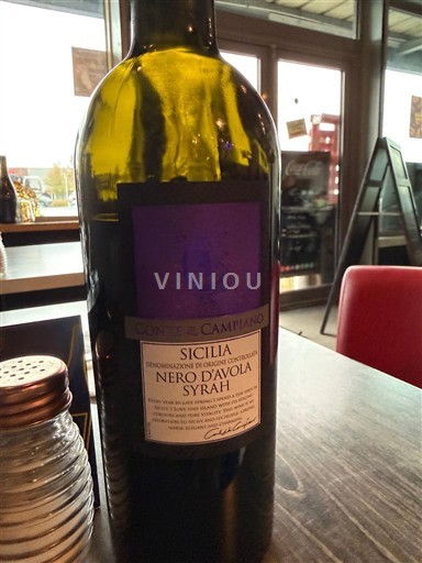 Sicile Conte di Campiano Nero D’avola Syrah 2021