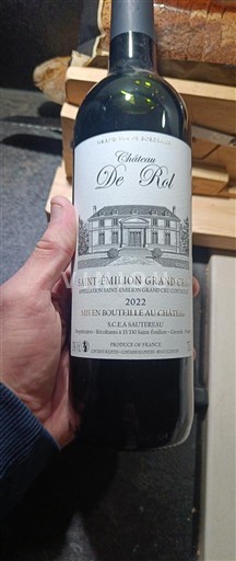 Bordeaux Saint-Émilion Grand Cru Grand Cru Château Rol 2022