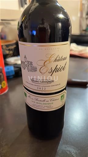 Bordeaux Pessac-Léognan Château Espiot 2022