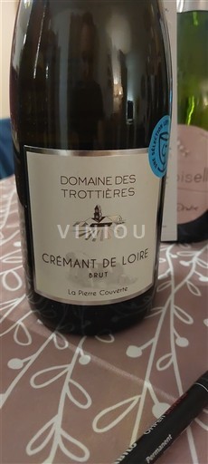 Loire Valley Crémant de Loire Domaine S Trottières La Pierre Couverte Non-Vintage