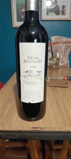 Wines Rouge sec Château Henri Bonnaud 2022 France Provence Palette AOC