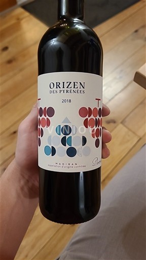 Sydväst Madiran Orizen des Pyrénées 2018